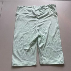 Mint Green Biker Shorts